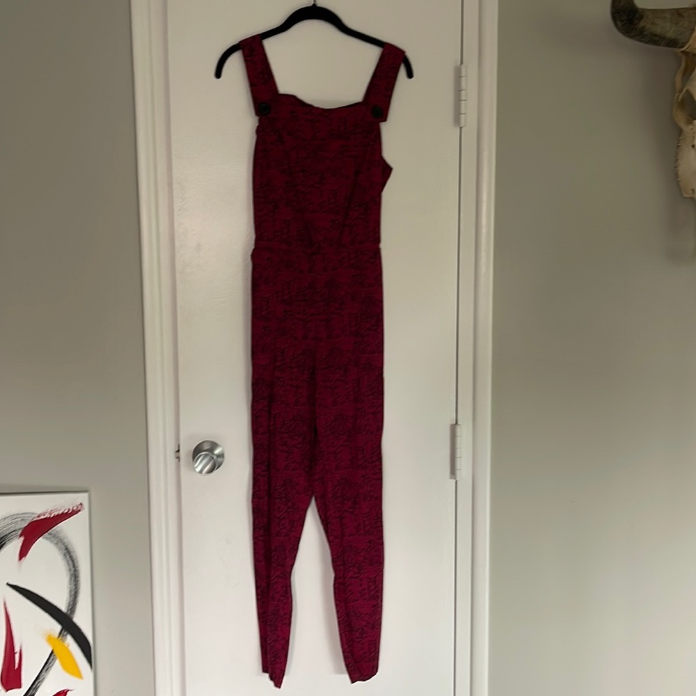 Nooworks overalls maroon desert print 🏜